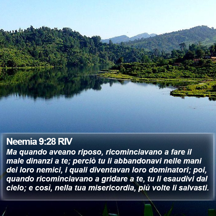 Neemia 9:28 RIV Bible Study