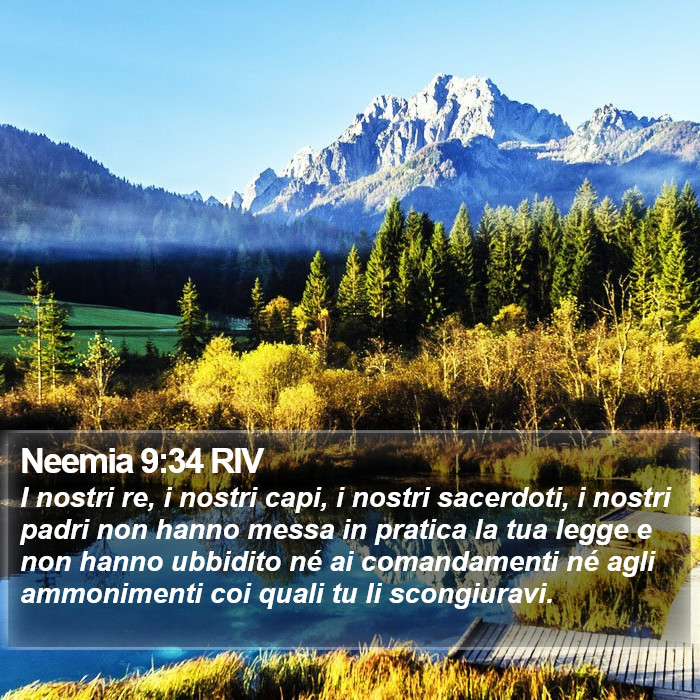 Neemia 9:34 RIV Bible Study
