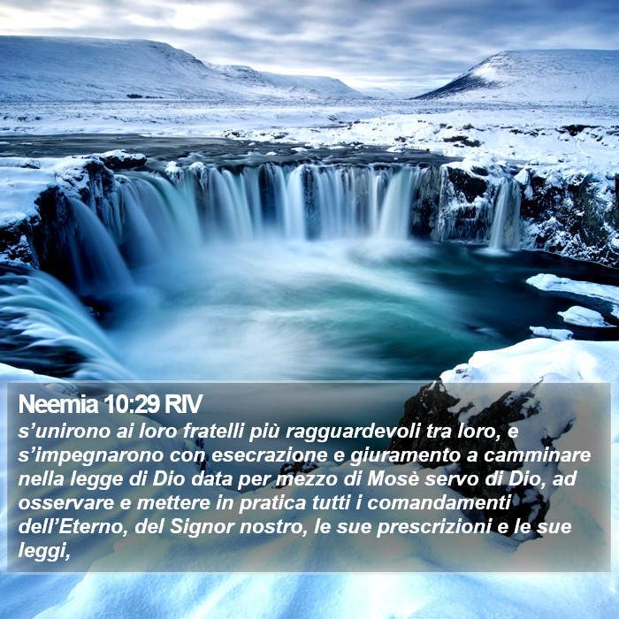 Neemia 10:29 RIV Bible Study