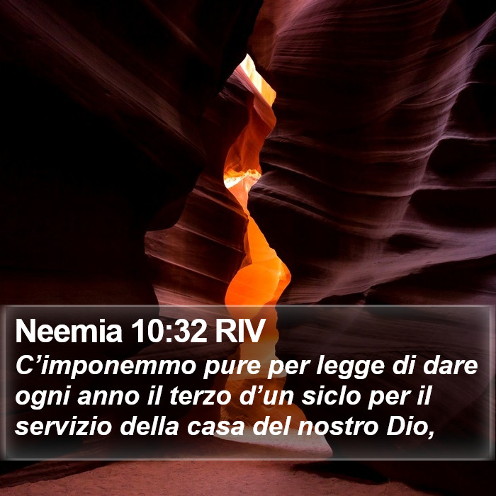 Neemia 10:32 RIV Bible Study