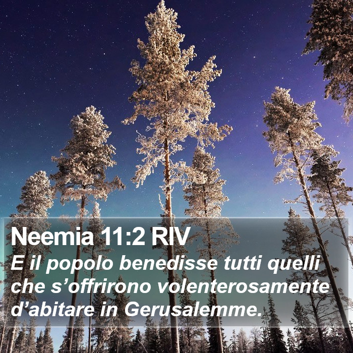 Neemia 11:2 RIV Bible Study