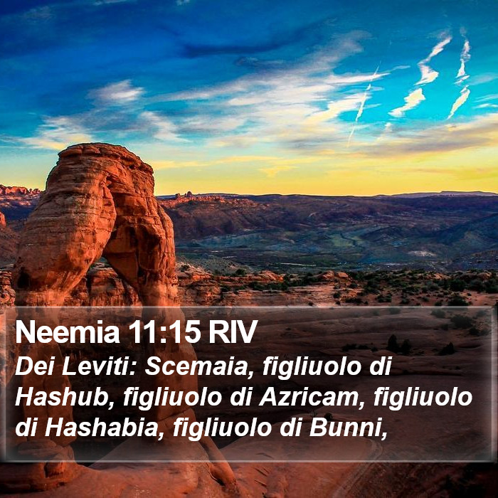 Neemia 11:15 RIV Bible Study