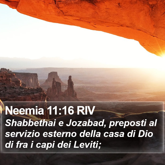 Neemia 11:16 RIV Bible Study