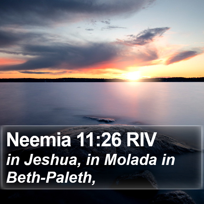 Neemia 11:26 RIV Bible Study