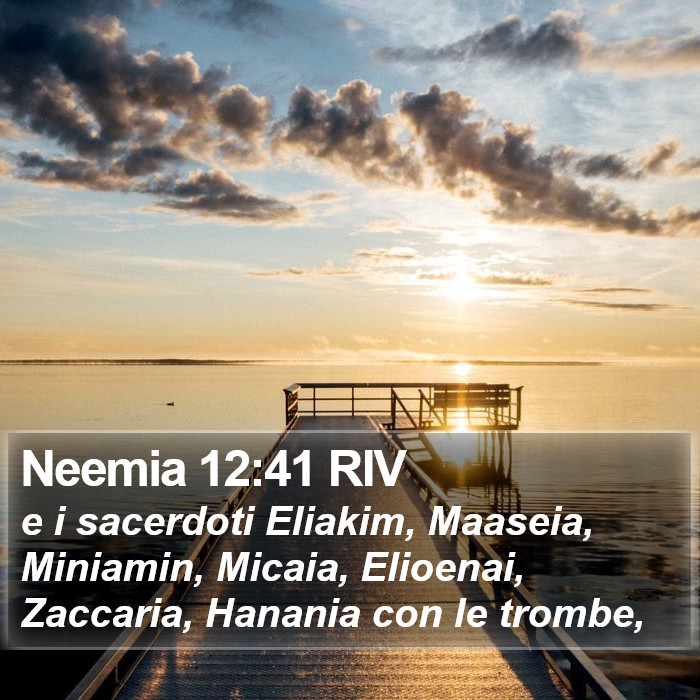 Neemia 12:41 RIV Bible Study