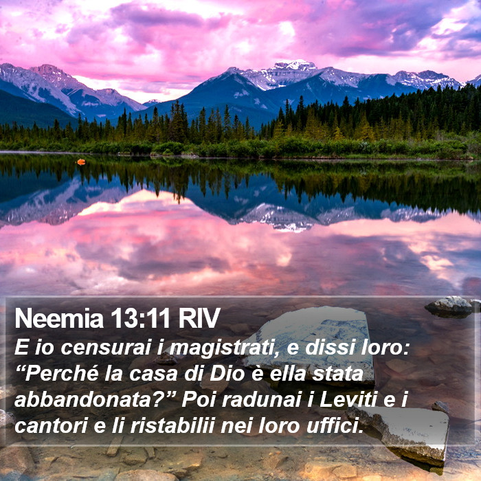 Neemia 13:11 RIV Bible Study