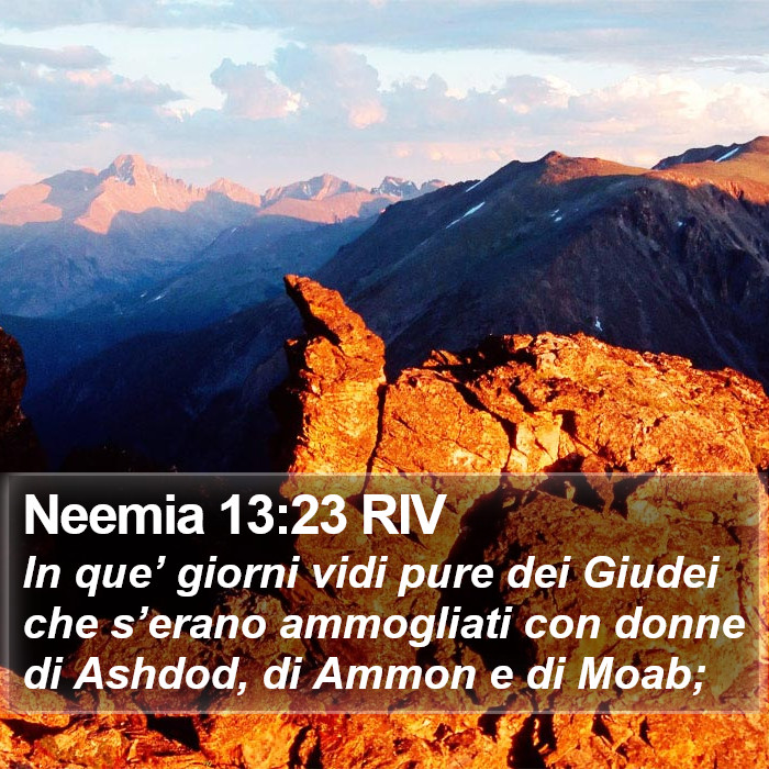 Neemia 13:23 RIV Bible Study