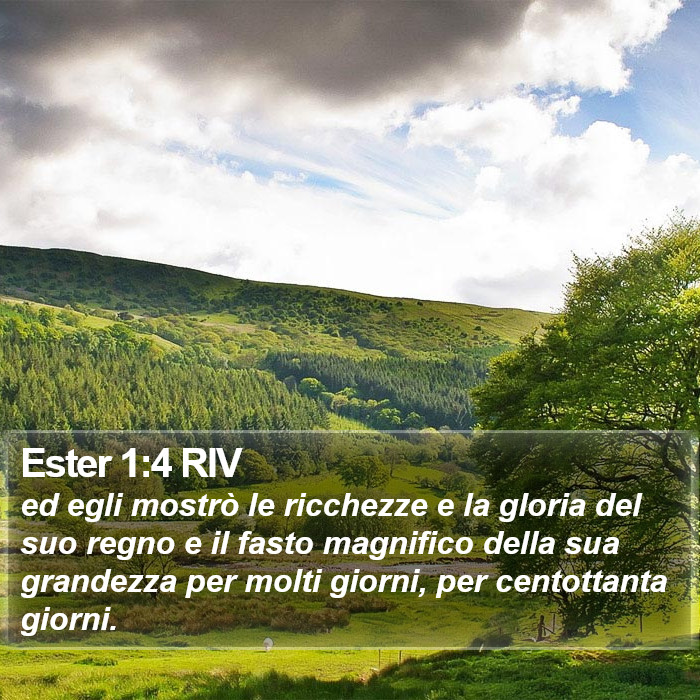 Ester 1:4 RIV Bible Study