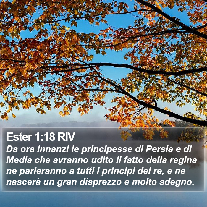 Ester 1:18 RIV Bible Study