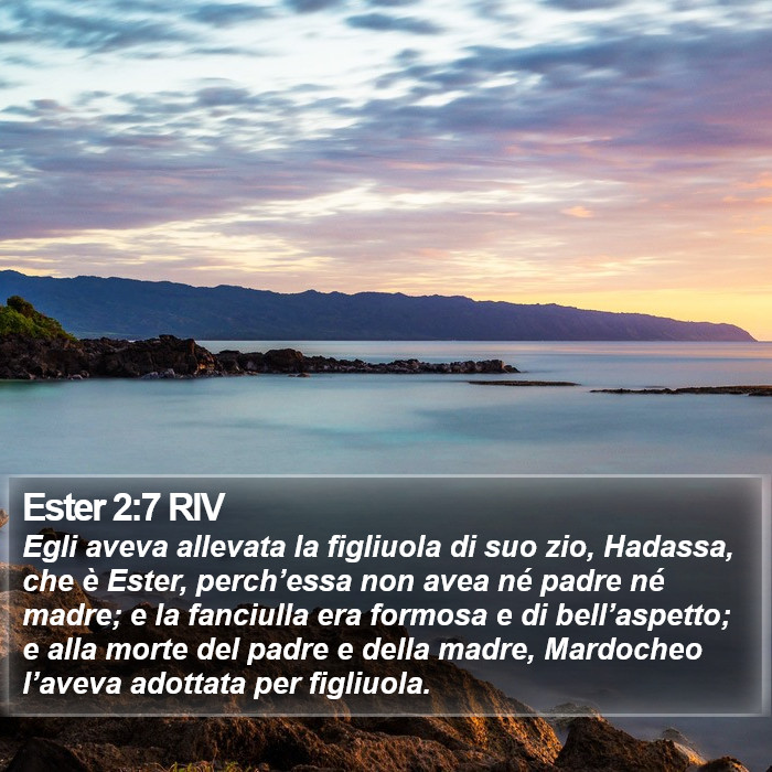 Ester 2:7 RIV Bible Study