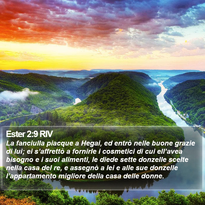 Ester 2:9 RIV Bible Study