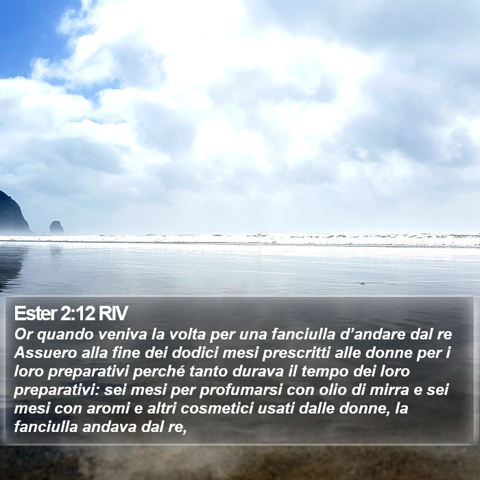 Ester 2:12 RIV Bible Study