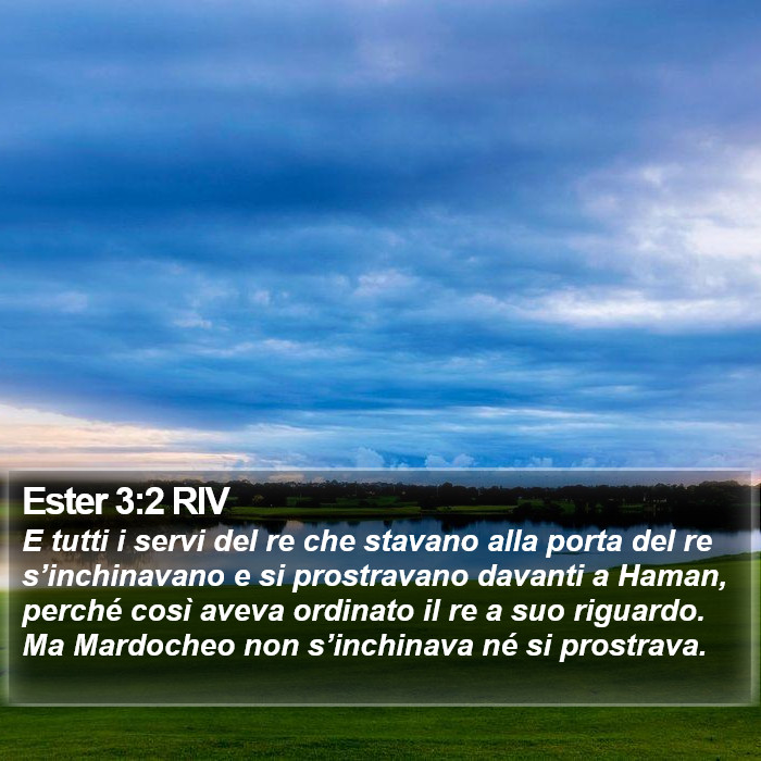 Ester 3:2 RIV Bible Study