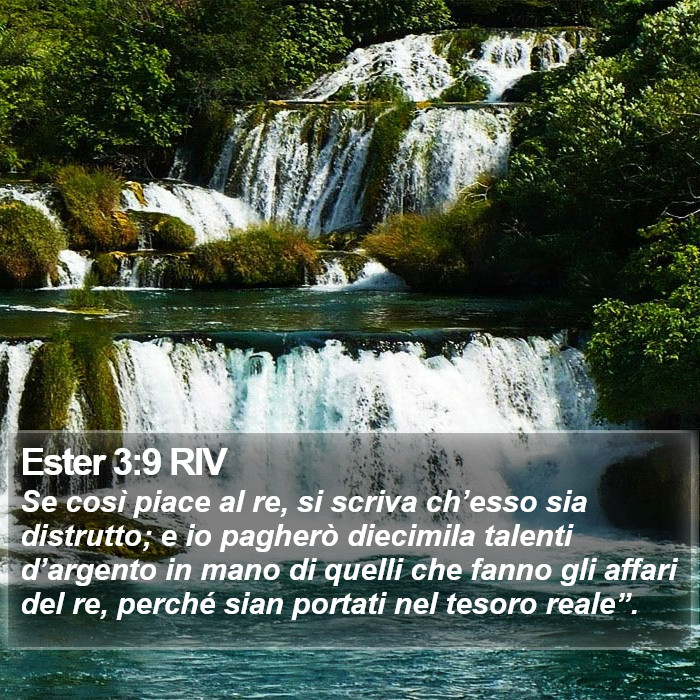 Ester 3:9 RIV Bible Study