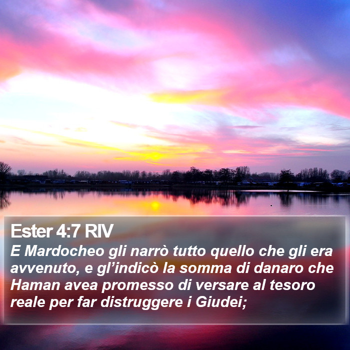 Ester 4:7 RIV Bible Study