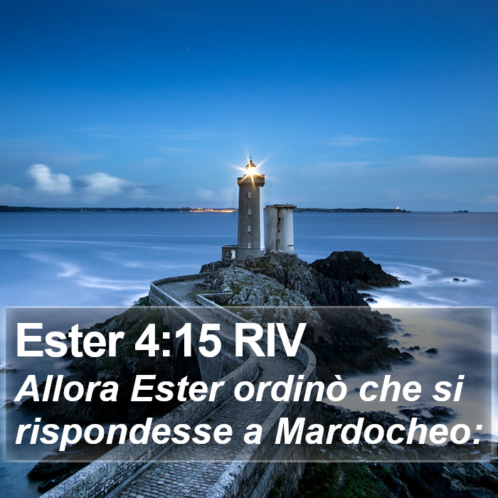Ester 4:15 RIV Bible Study