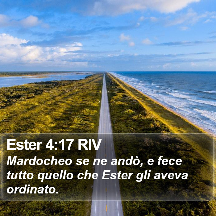 Ester 4:17 RIV Bible Study
