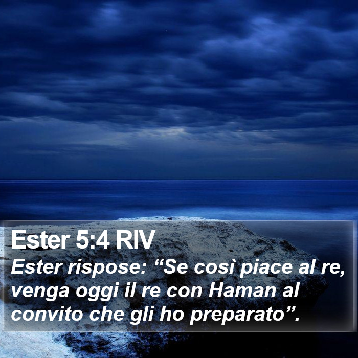 Ester 5:4 RIV Bible Study