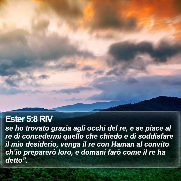 Ester 5:8 RIV Bible Study