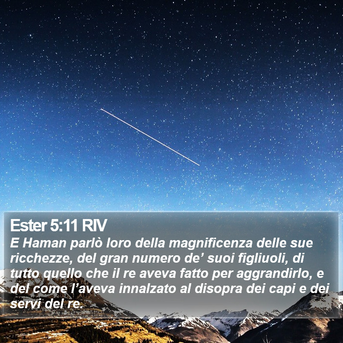 Ester 5:11 RIV Bible Study