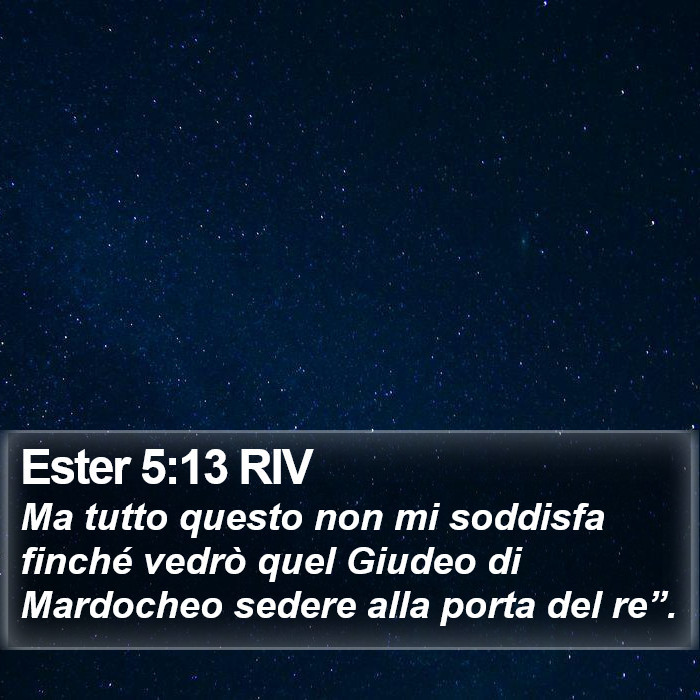 Ester 5:13 RIV Bible Study