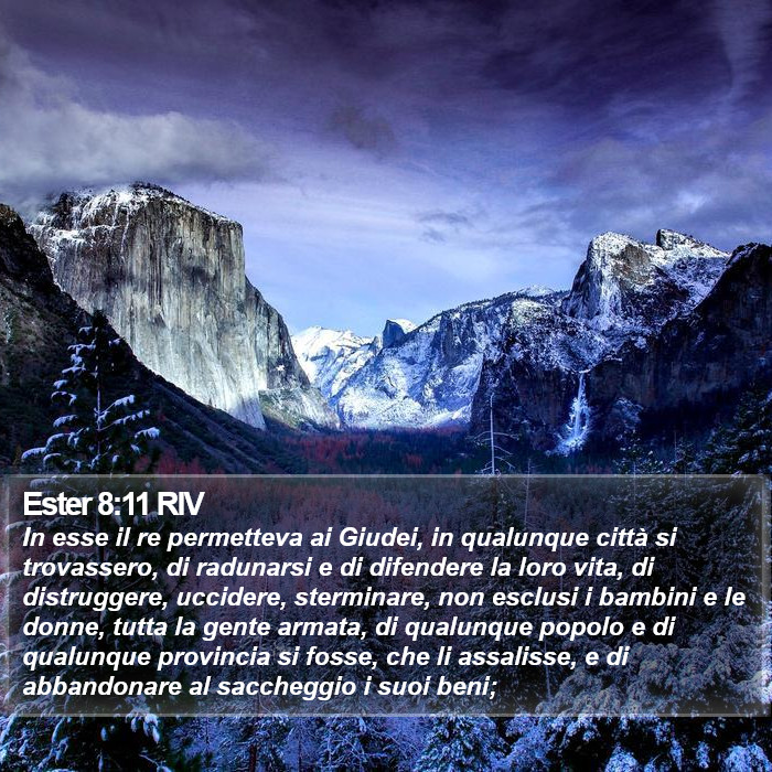 Ester 8:11 RIV Bible Study