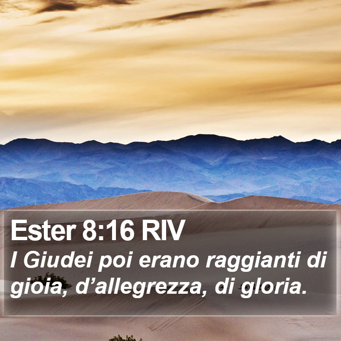 Ester 8:16 RIV Bible Study