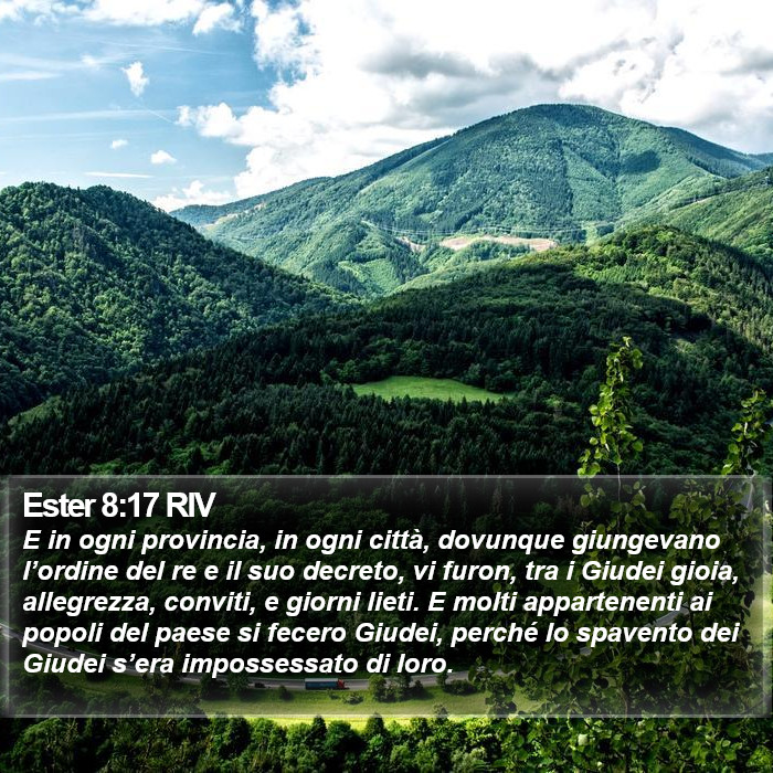 Ester 8:17 RIV Bible Study