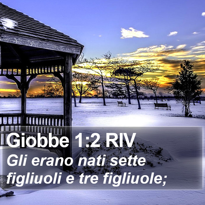 Giobbe 1:2 RIV Bible Study