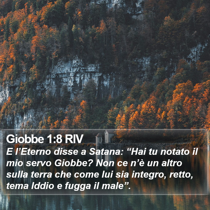 Giobbe 1:8 RIV Bible Study