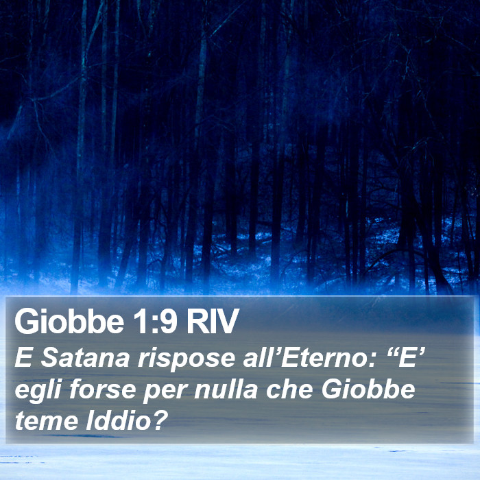 Giobbe 1:9 RIV Bible Study