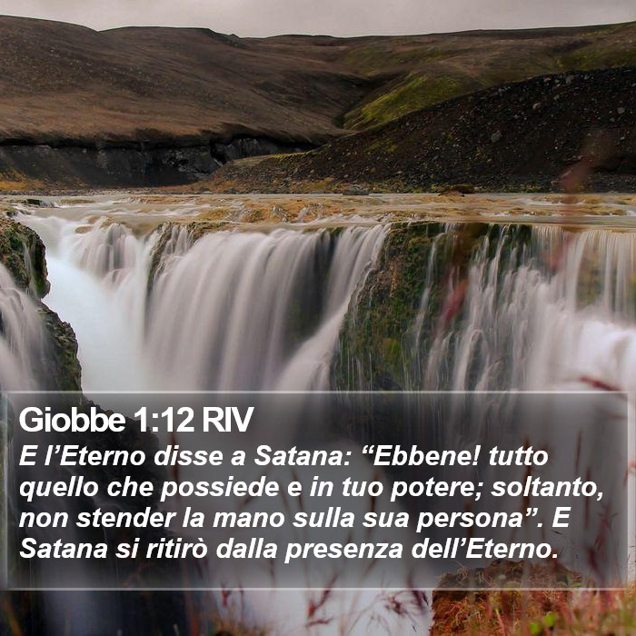 Giobbe 1:12 RIV Bible Study