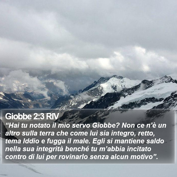 Giobbe 2:3 RIV Bible Study