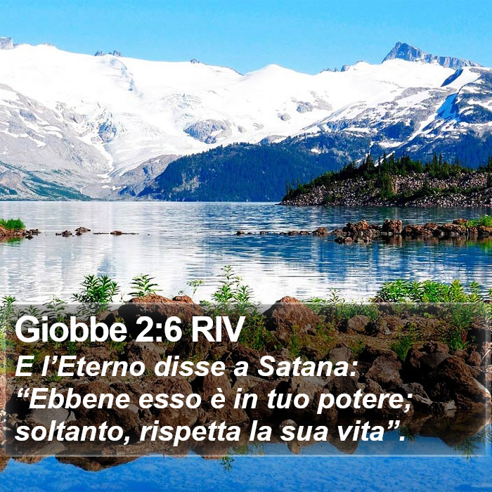 Giobbe 2:6 RIV Bible Study