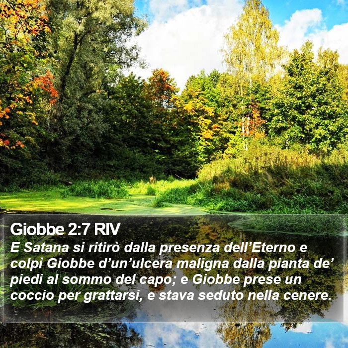 Giobbe 2:7 RIV Bible Study