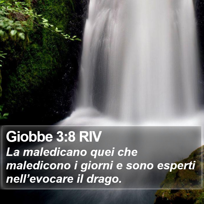 Giobbe 3:8 RIV Bible Study