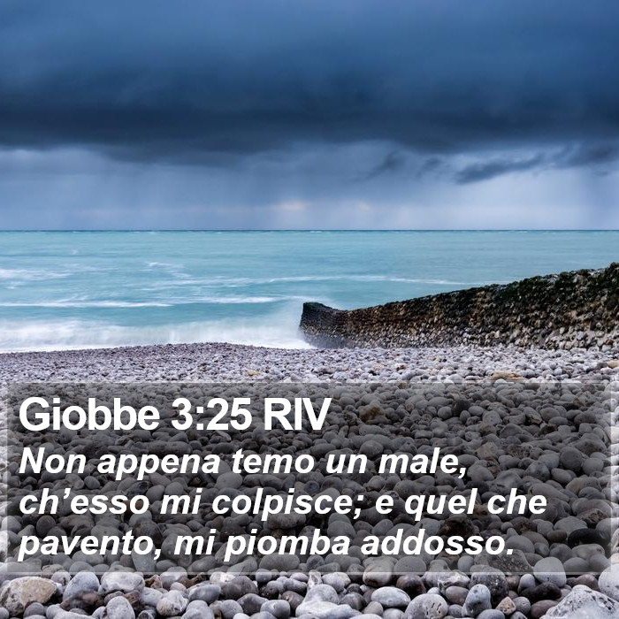 Giobbe 3:25 RIV Bible Study