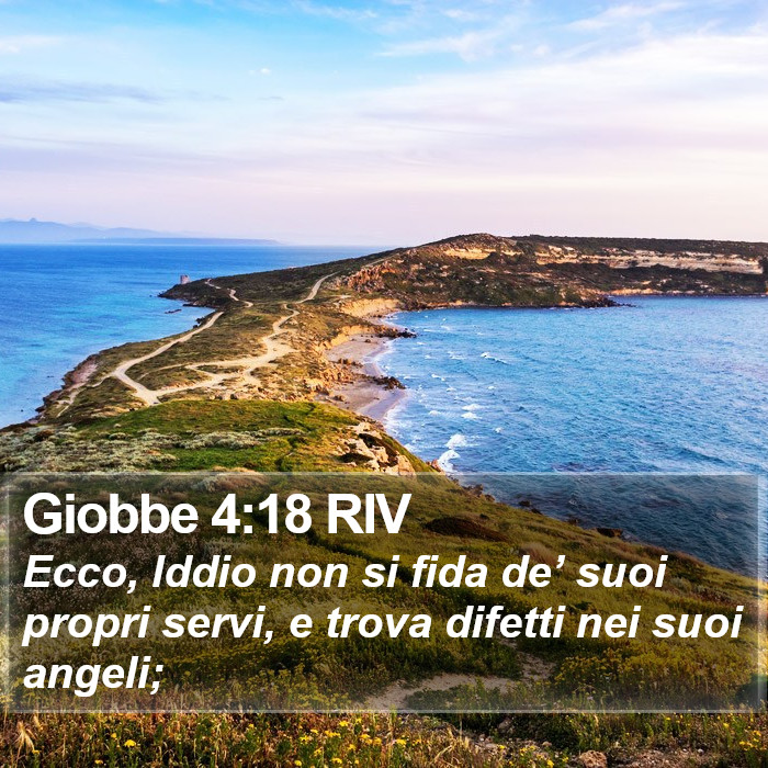 Giobbe 4:18 RIV Bible Study