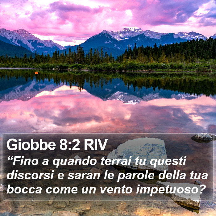 Giobbe 8:2 RIV Bible Study