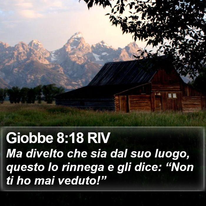 Giobbe 8:18 RIV Bible Study