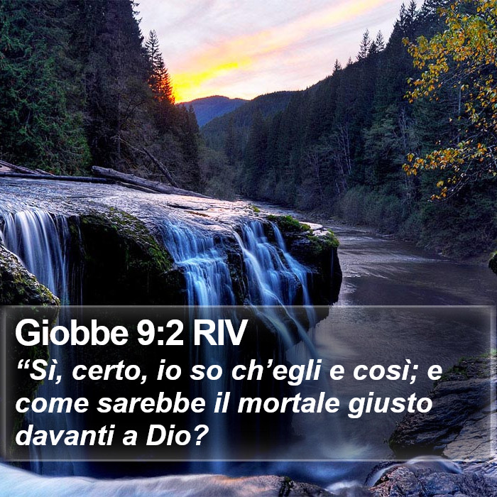 Giobbe 9:2 RIV Bible Study