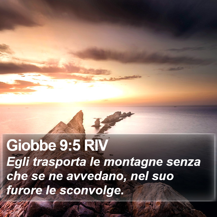 Giobbe 9:5 RIV Bible Study