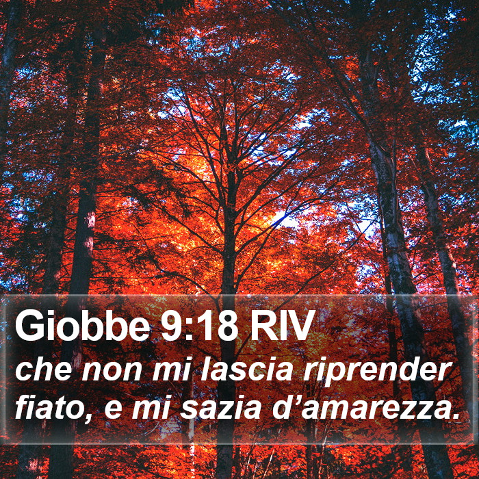 Giobbe 9:18 RIV Bible Study
