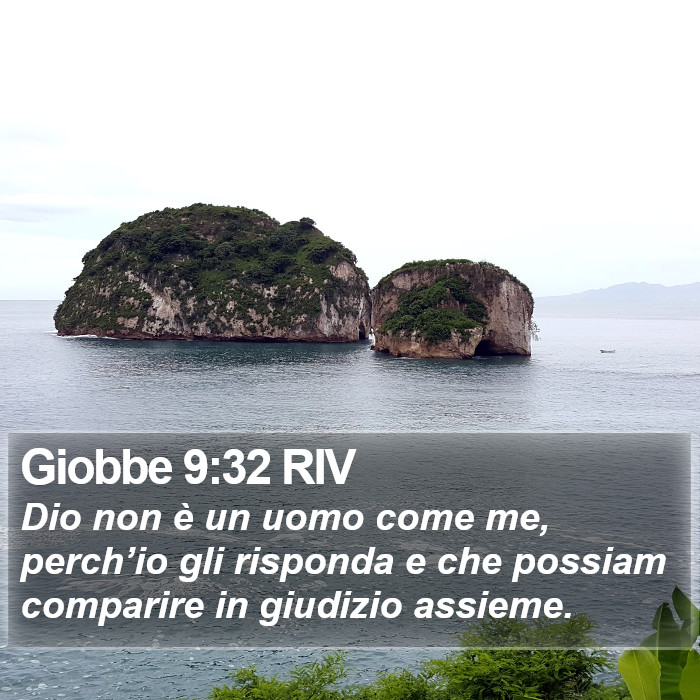 Giobbe 9:32 RIV Bible Study