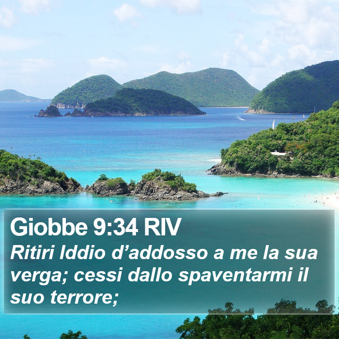 Giobbe 9:34 RIV Bible Study