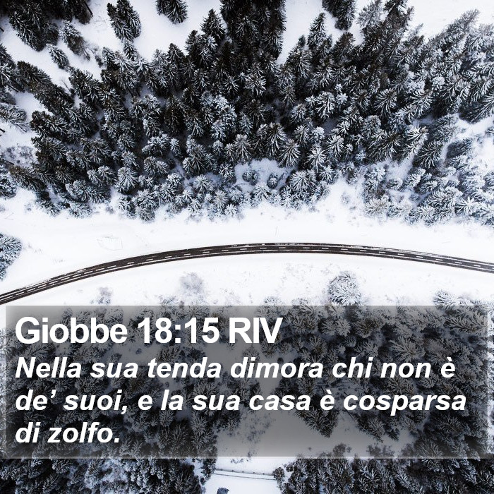 Giobbe 18:15 RIV Bible Study