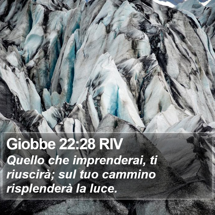 Giobbe 22:28 RIV Bible Study