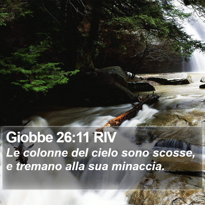 Giobbe 26:11 RIV Bible Study