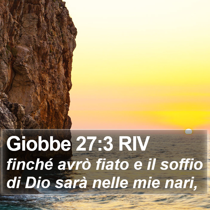 Giobbe 27:3 RIV Bible Study