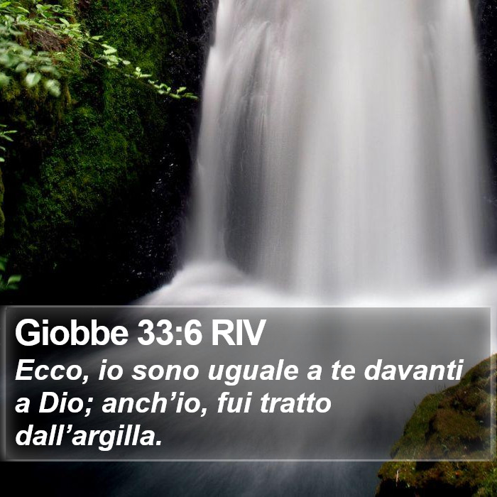 Giobbe 33:6 RIV Bible Study